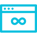 unlimited websites hosting feature icon